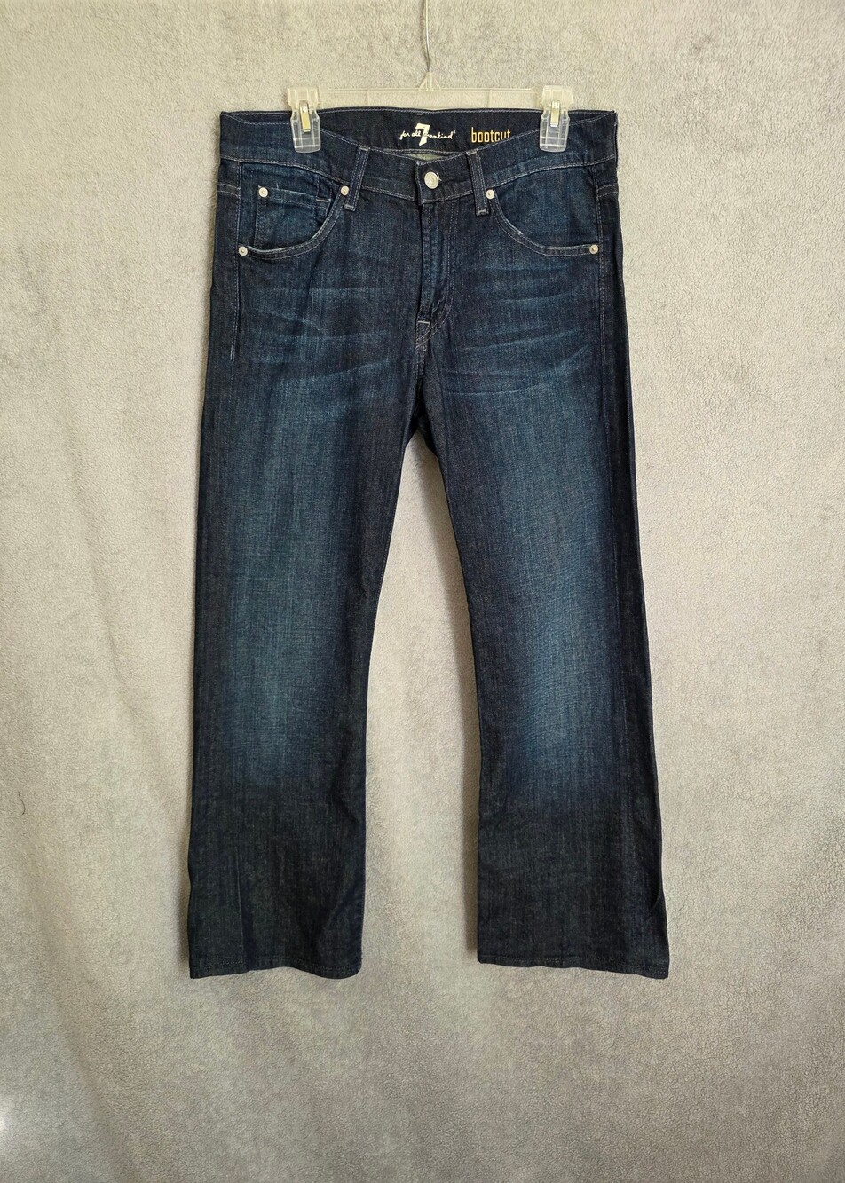 7 for all mankind Womens Bootcut Jeans size 31 Dark Wash Denim